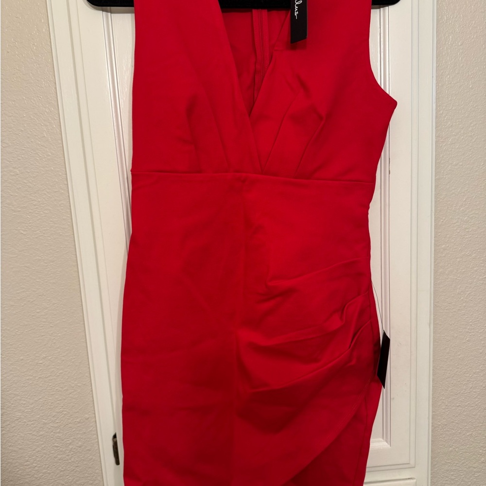Lulu's Vibrant Red Mini Dress